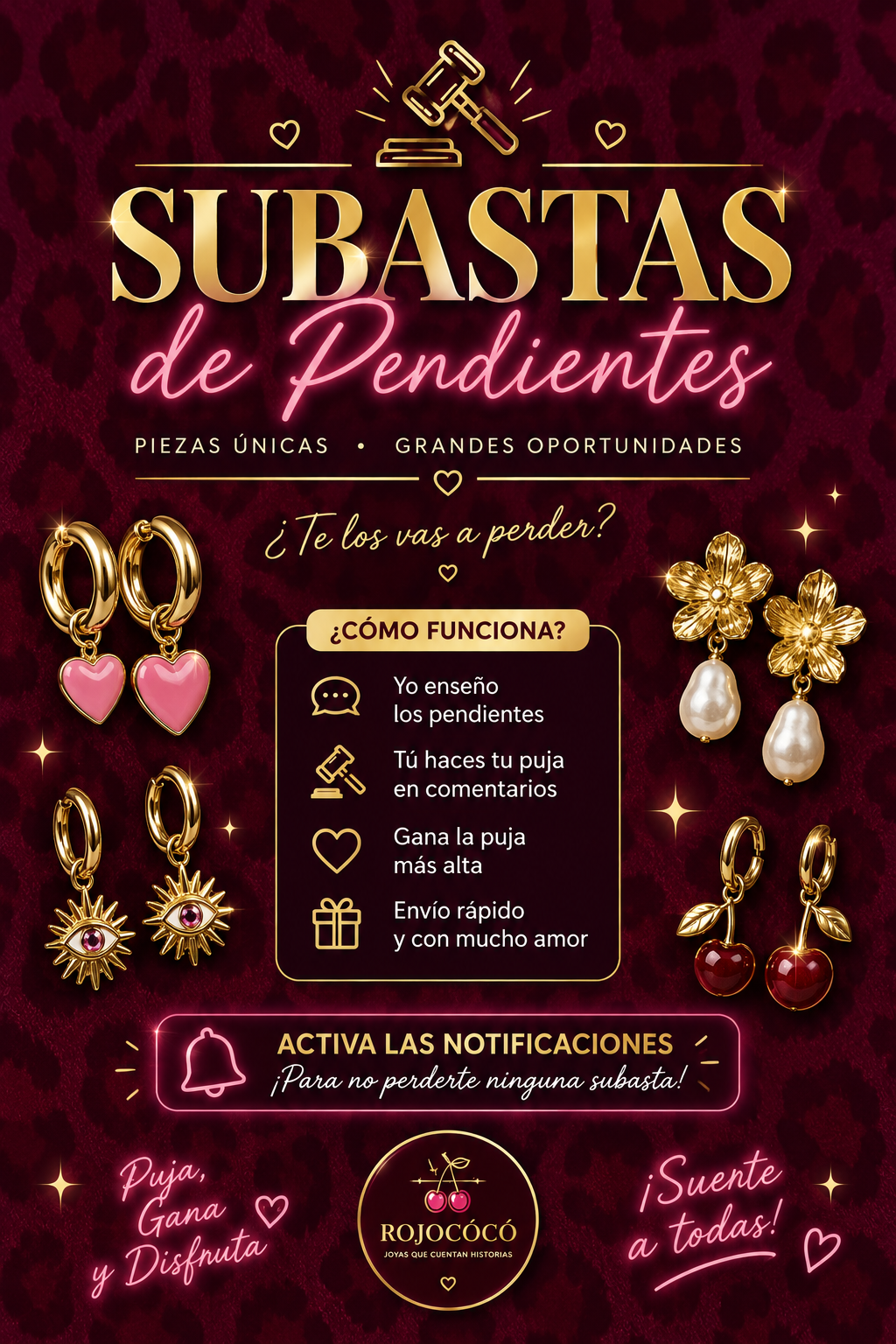 Subasta - Pendientes