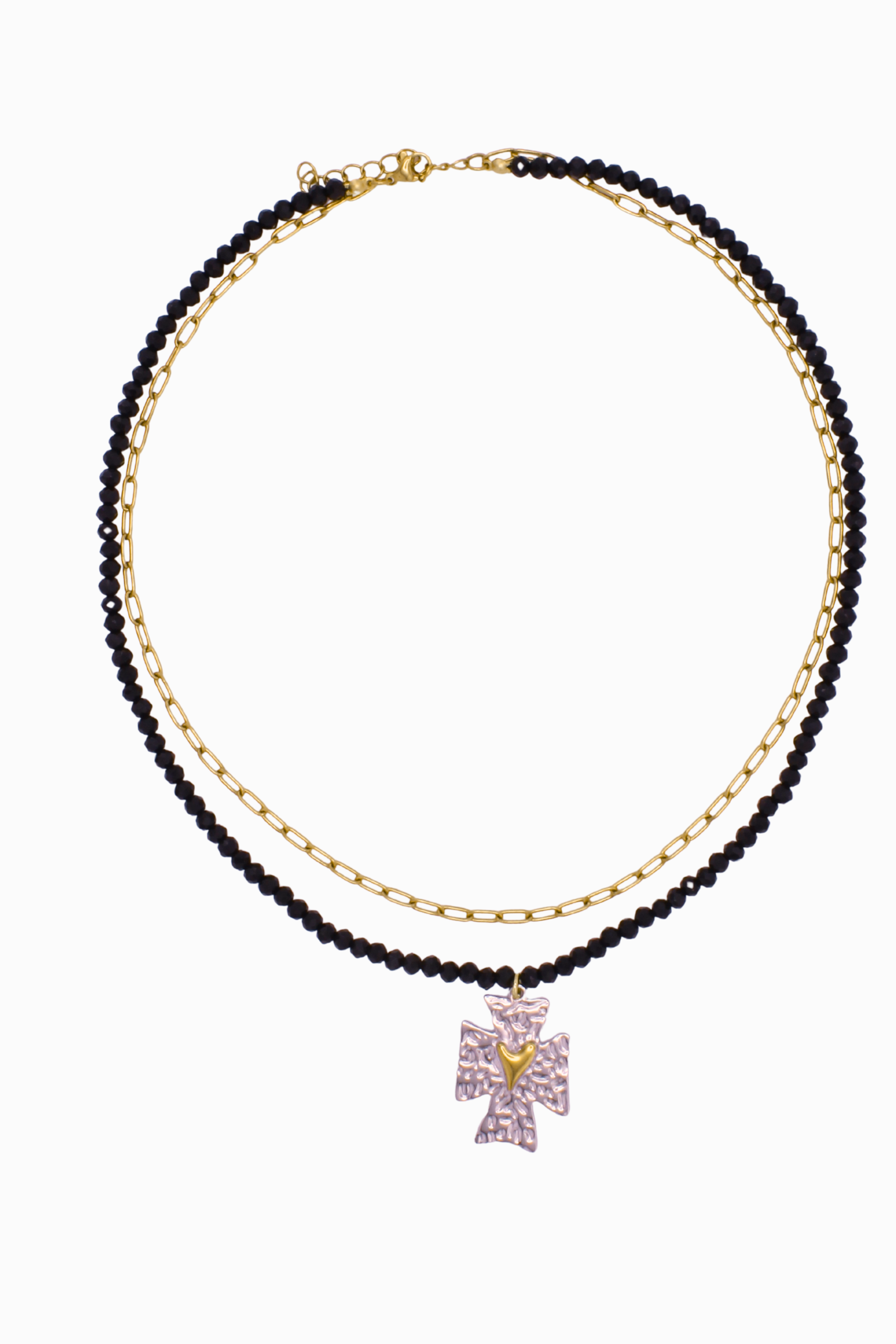 Collar Black Cross